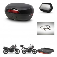 SHAD Maletas SH35 PREMIUM + soporte montaje baul SH46 accesorios 45 L KIT-480558