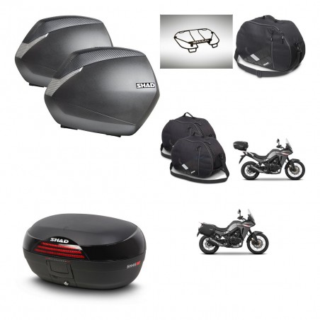 SHAD Baul SH46 + soporte montaje maletas SH36 accesorios 45 L KIT-480562