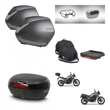 SHAD Baul SH46 + soporte montaje maletas SH36 accesorios 45 L KIT-480580