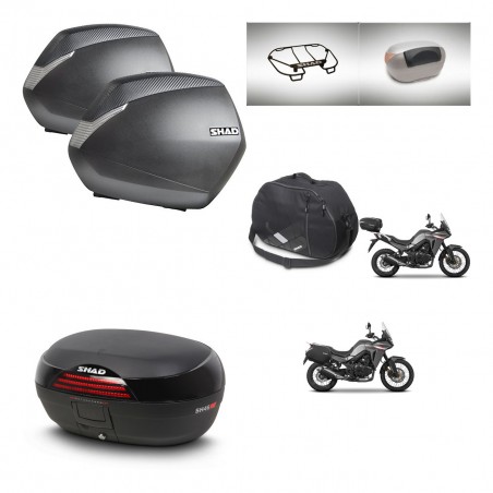 SHAD Baul SH46 + soporte montaje maletas SH36 accesorios 45 L KIT-480585