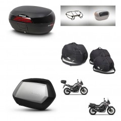 SHAD SH35 PREMIUM suitcases + mounting bracket SH46 trunk accessories 45 L KIT-480589