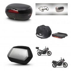 SHAD SH35 PREMIUM suitcases + mounting bracket SH46 trunk accessories 45 L KIT-480594