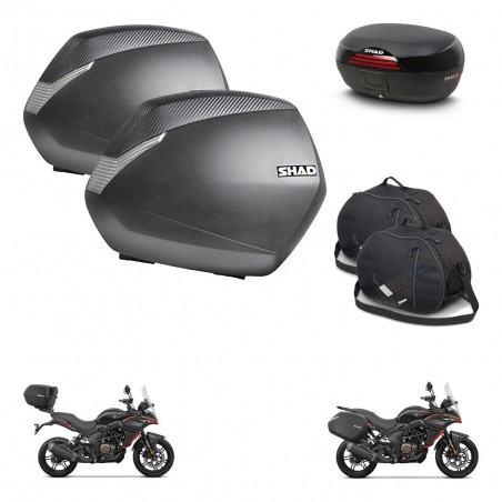 SHAD Baul SH46 + soporte montaje maletas SH36 accesorios 45 L KIT-480598