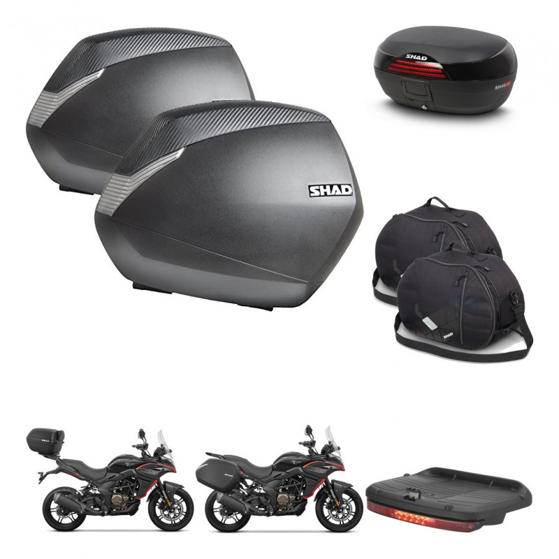 SHAD Baul SH46 + soporte montaje maletas SH36 accesorios 45 L KIT-480604