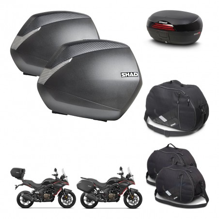 SHAD Baul SH46 + soporte montaje maletas SH36 accesorios 45 L KIT-480610