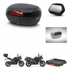 SHAD Maletas SH35 PREMIUM + soporte montaje baul SH46 accesorios 45 L KIT-480630