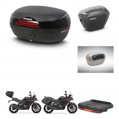 SHAD Maletas sh23 alu + soporte montaje baul SH46 accesorios 45 L KIT-480632