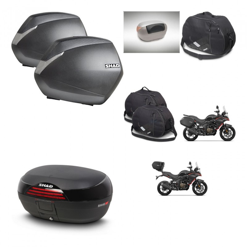 SHAD Baul SH46 + soporte montaje maletas SH36 accesorios 45 L KIT-480634