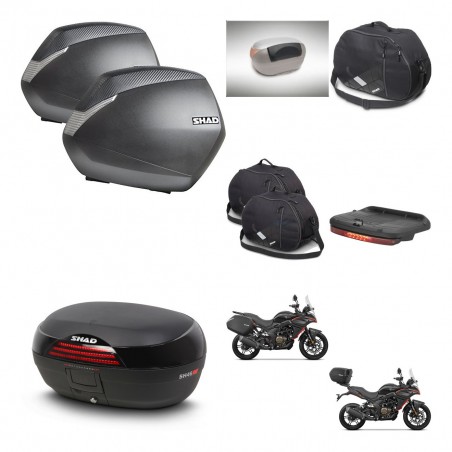 SHAD Baul SH46 + soporte montaje maletas SH36 accesorios 45 L KIT-480640