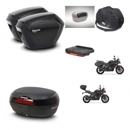SHAD Baul SH46 + soporte montaje maletas sh23 accesorios 45 L KIT-480641