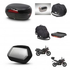 SHAD SH35 PREMIUM suitcases + mounting bracket SH46 trunk accessories 45 L KIT-480643