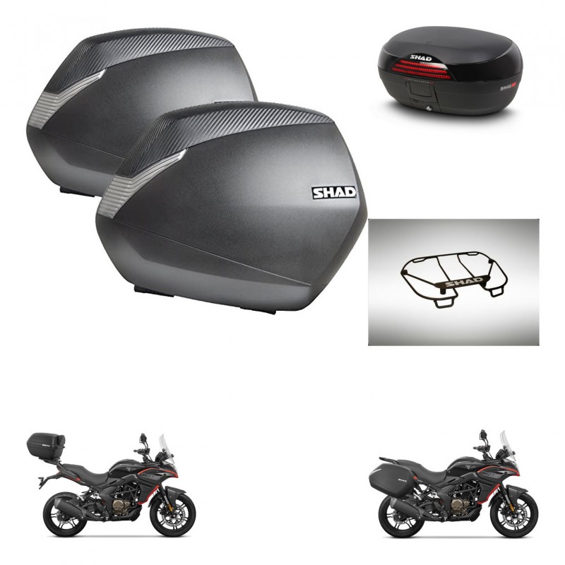 SHAD Baul SH46 + soporte montaje maletas SH36 accesorios 45 L KIT-480645