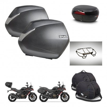 SHAD Baul SH46 + soporte montaje maletas SH36 accesorios 45 L KIT-480646