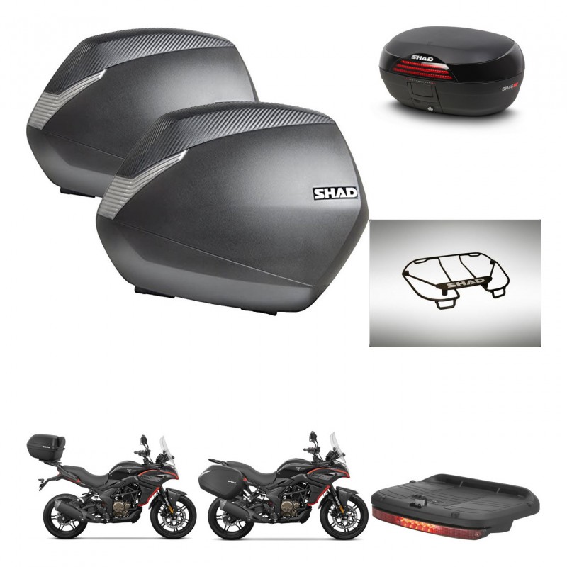 SHAD Baul SH46 + soporte montaje maletas SH36 accesorios 45 L KIT-480651