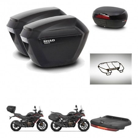 SHAD Baul SH46 + soporte montaje maletas sh23 accesorios 45 L KIT-480653