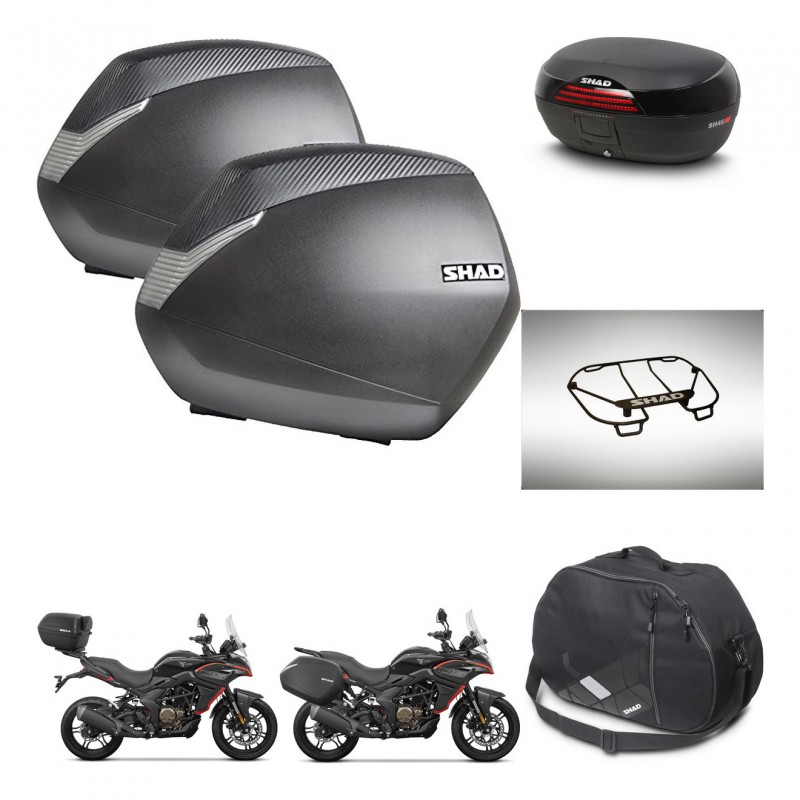 SHAD Baul SH46 + soporte montaje maletas SH36 accesorios 45 L KIT-480657