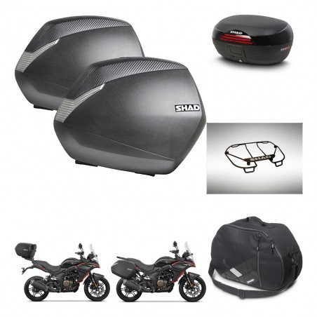 SHAD Baul SH46 + soporte montaje maletas SH36 accesorios 45 L KIT-480657