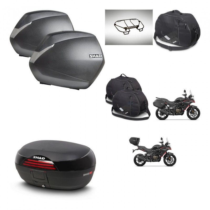 SHAD Baul SH46 + soporte montaje maletas SH36 accesorios 45 L KIT-480658
