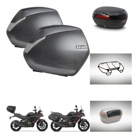SHAD Baul SH46 + soporte montaje maletas SH36 accesorios 45 L KIT-480669