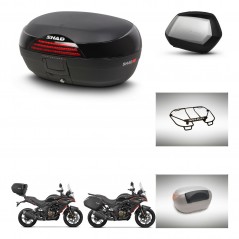 SHAD SH35 PREMIUM suitcases + mounting bracket SH46 trunk accessories 45 L KIT-480672