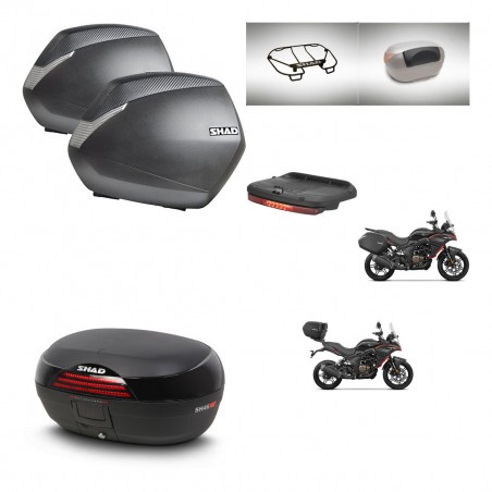 SHAD Baul SH46 + soporte montaje maletas SH36 accesorios 45 L KIT-480675