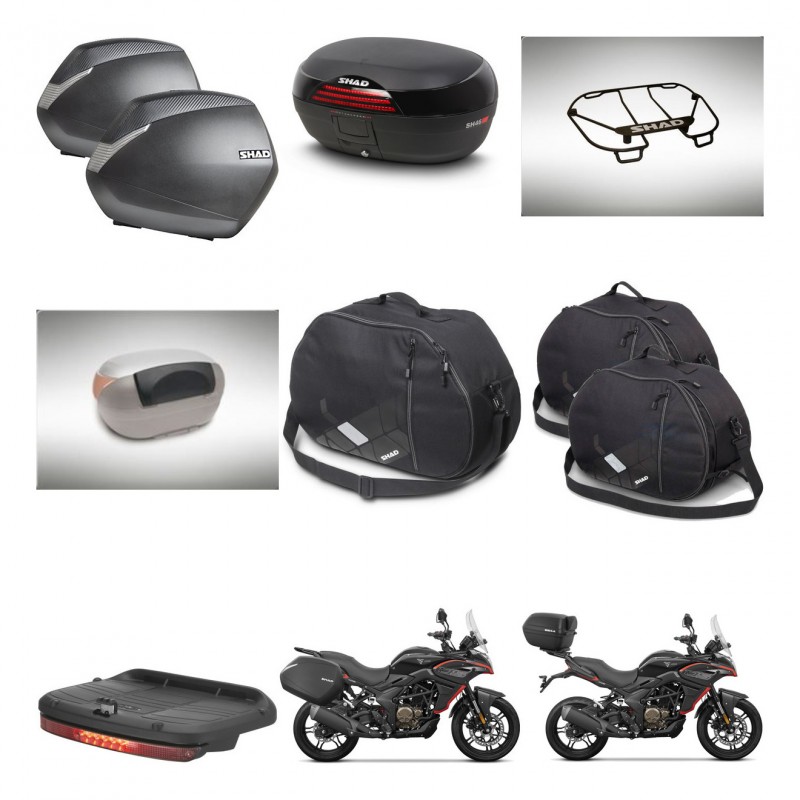 SHAD Baul SH46 + soporte montaje maletas SH36 accesorios 45 L KIT-480688