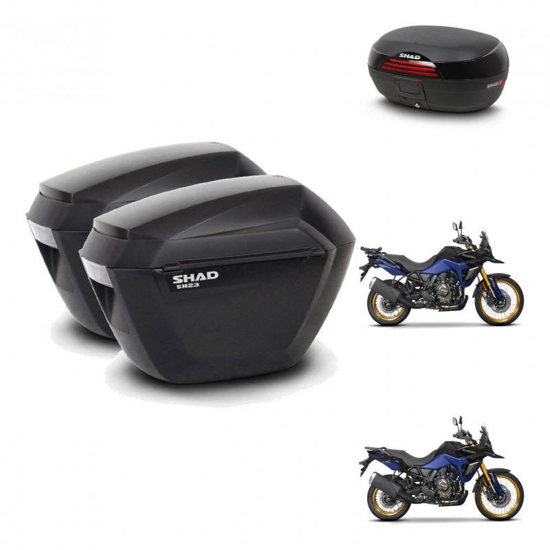 SHAD Baul SH46 + soporte montaje maletas sh23 45 L KIT-480695