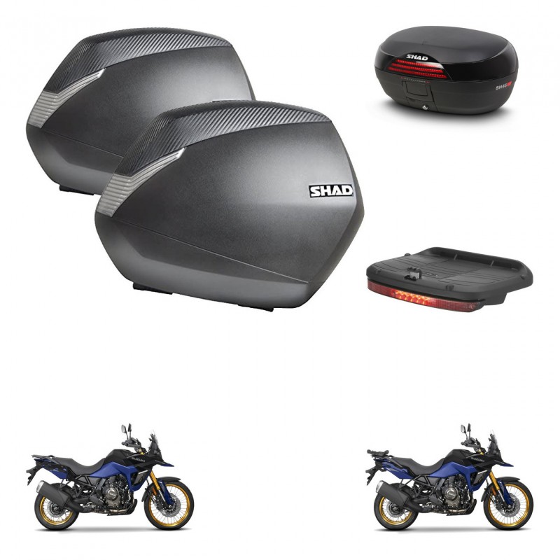 SHAD Baul SH46 + soporte montaje maletas SH36 accesorios 45 L KIT-480699