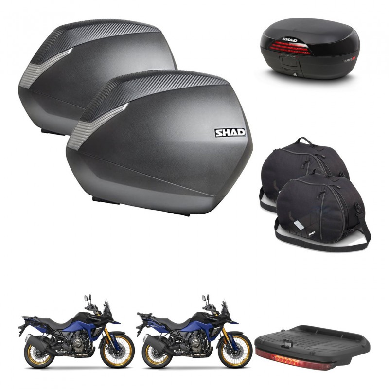 SHAD Baul SH46 + soporte montaje maletas SH36 accesorios 45 L KIT-480700