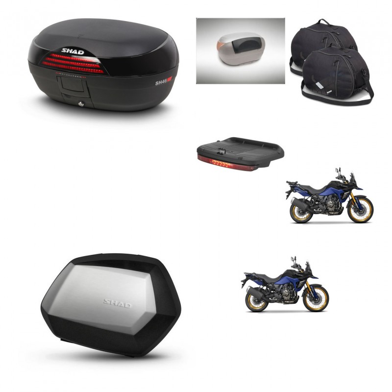 SHAD SH35 PREMIUM suitcases + mounting bracket SH46 trunk accessories 45 L KIT-480727