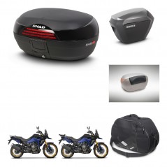 SHAD Maletas sh23 alu + soporte montaje baul SH46 accesorios 45 L KIT-480734