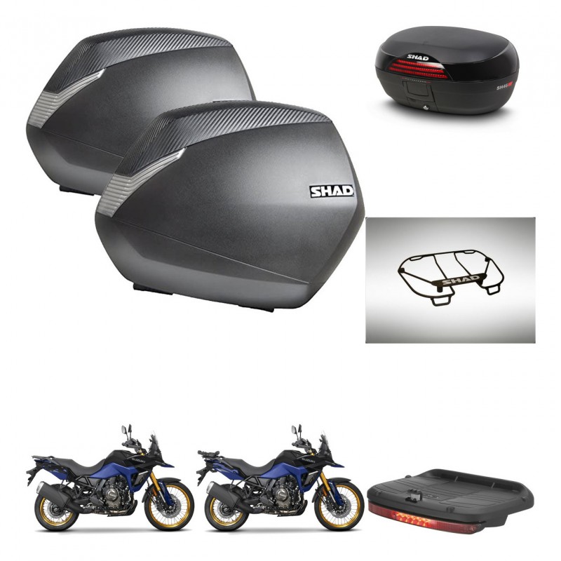 SHAD Baul SH46 + soporte montaje maletas SH36 accesorios 45 L KIT-480747
