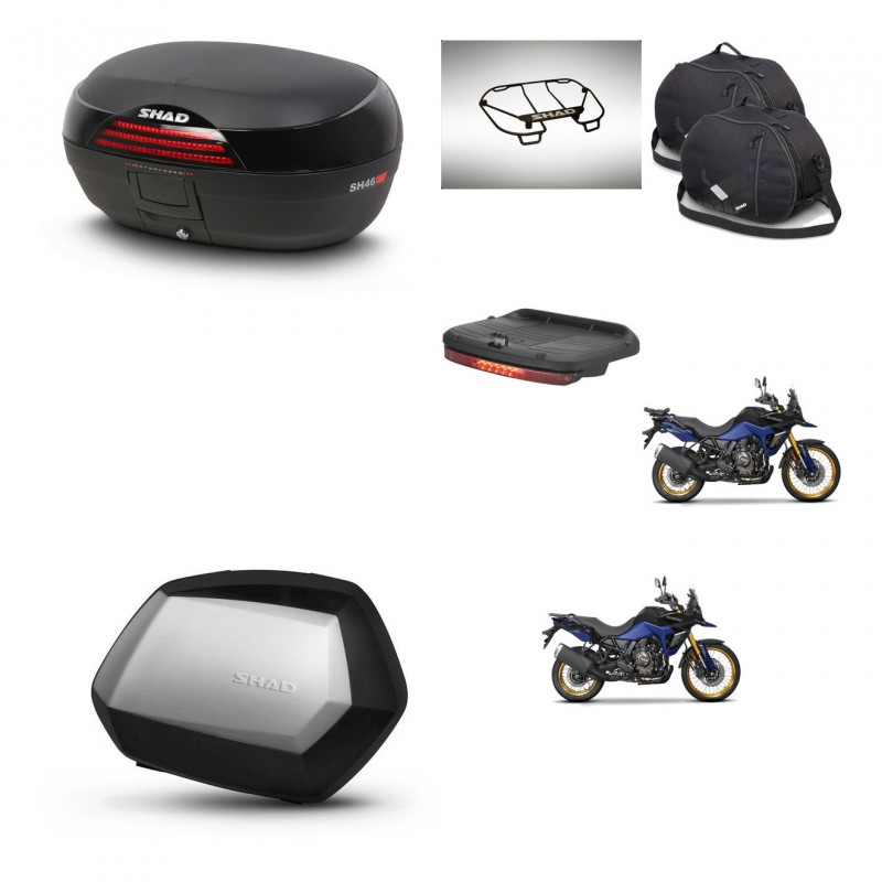 SHAD SH35 PREMIUM suitcases + mounting bracket SH46 trunk accessories 45 L KIT-480751