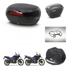 SHAD SH23 alu suitcases + mounting bracket SH46 trunk accessories 45 L KIT-480758