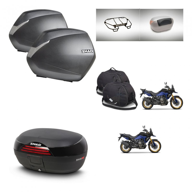 SHAD Baul SH46 + soporte montaje maletas SH36 accesorios 45 L KIT-480766