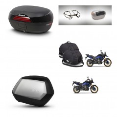 SHAD SH35 PREMIUM suitcases + mounting bracket SH46 trunk accessories 45 L KIT-480769