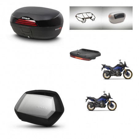 SHAD SH35 PREMIUM suitcases + mounting bracket SH46 trunk accessories 45 L KIT-480774