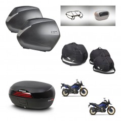 SHAD SH46 trunk + mounting bracket SH36 suitcases accessories 45 L KIT-480778