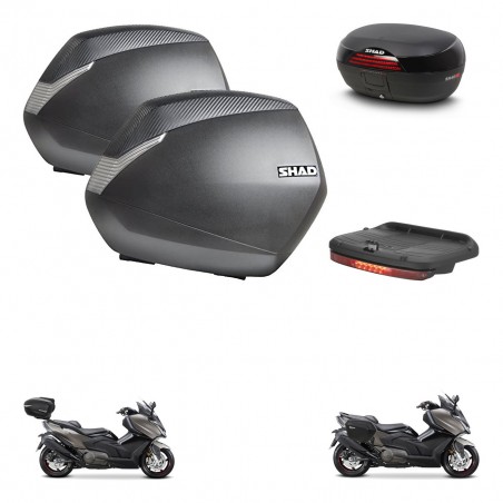 SHAD Baul SH46 + soporte montaje maletas SH36 accesorios 45 L KIT-480891