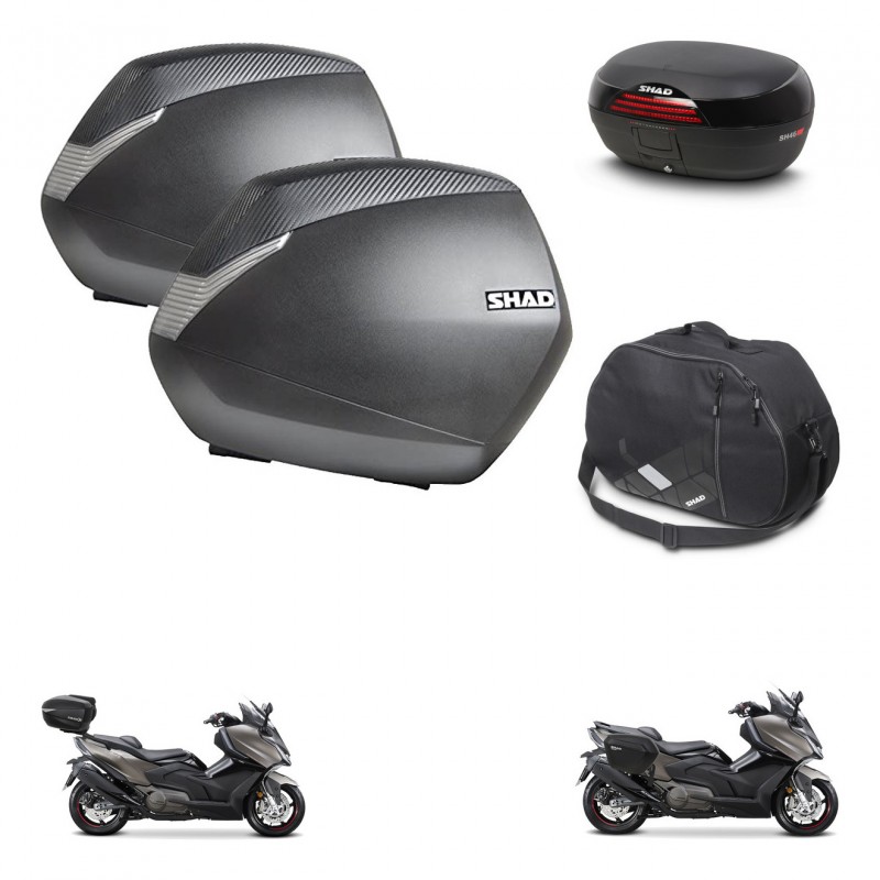 SHAD Baul SH46 + soporte montaje maletas SH36 accesorios 45 L KIT-480897