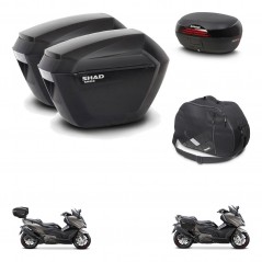 SHAD SH46 trunk + mounting bracket sh23 suitcases accessories 45 L KIT-480899