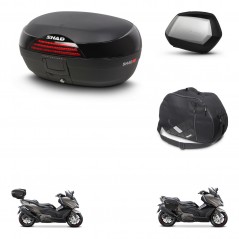 SHAD Maletas SH35 PREMIUM + soporte montaje baul SH46 accesorios 45 L KIT-480900