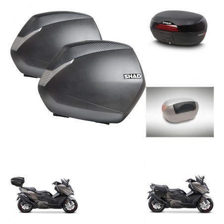 SHAD Baul SH46 + soporte montaje maletas SH36 accesorios 45 L KIT-480909