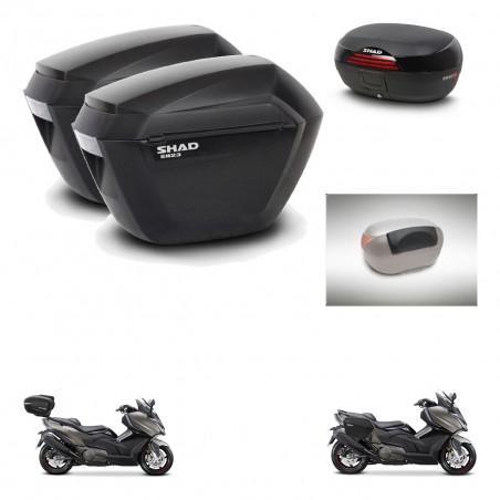 SHAD Baul SH46 + soporte montaje maletas sh23 accesorios 45 L KIT-480911
