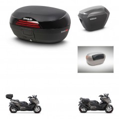 SHAD Maletas sh23 alu + soporte montaje baul SH46 accesorios 45 L KIT-480914