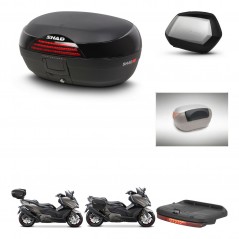 SHAD Maletas SH35 PREMIUM + soporte montaje baul SH46 accesorios 45 L KIT-480918