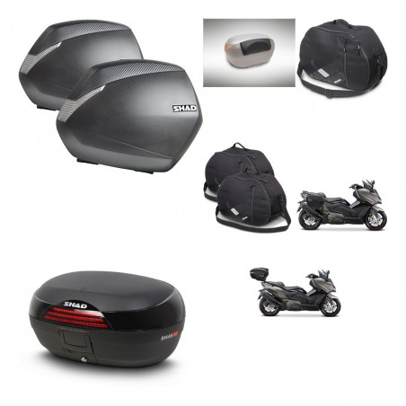 SHAD Baul SH46 + soporte montaje maletas SH36 accesorios 45 L KIT-480922