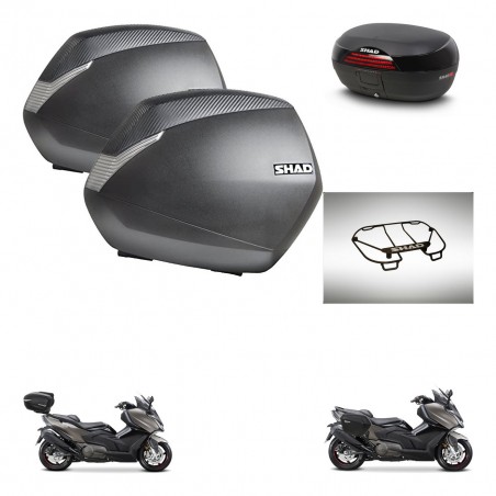 SHAD Baul SH46 + soporte montaje maletas SH36 accesorios 45 L KIT-480933