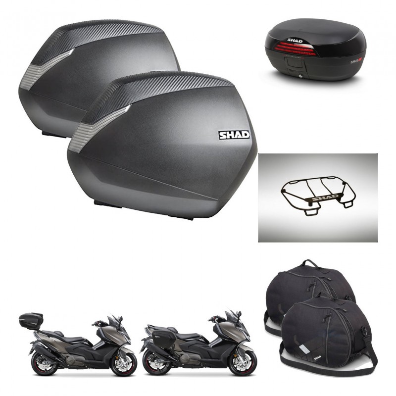 SHAD Baul SH46 + soporte montaje maletas SH36 accesorios 45 L KIT-480934