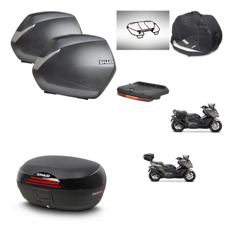 SHAD Baul SH46 + soporte montaje maletas SH36 accesorios 45 L KIT-480951